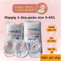 ( Bao lỗi) 100 Miếng Bỉm Quần HIPGIG A Phiên Bản Nâng Cấp Đủ Size S/M/L/XL/2XL/3XL