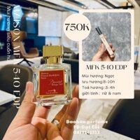 [ Baobao perfume chính hãng ] Nước hoa Unisex MFK Baccarat Rouge 540 EDP