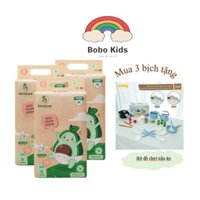 [ BB NATURE x BOBOKIDS ] COMBO 3 BỊCH TẪ/BỈM BB NATURE TẠNG XE CHÒI CHÂN HOĂC BO DO CHƠI NAU AN CHO BE