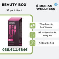 [ Beauty box hỗ trợ da, móng, tóc ] Thực phẩm bảo vệ sức khỏe Beauty box – 30 gói/hộp – 2 viên/gói