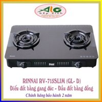 🌻 Bếp gas Rinnai RV-715 Slim(GL-D) - Mặt kính - điếu gang - đầu đốt bằng đồng - Alo Bếp xinh