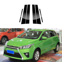 & Best & Đen / Sợi Carbon Cửa Xe Trụ Cột B C Dành Cho Xe Toyota Yaris / Vios XP150 5 Cửa Hatchback 2014-2023