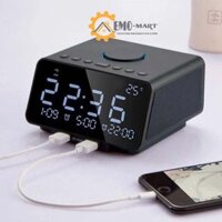 [ BH 12 THÁNG ] 💥 Đồng hồ loa phát nhạc Bluetooth K9 💥 Màn hình LED tương phản - Sang trọng, Tiện lợi