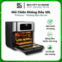 [ BH 24 Tháng Chính Hãng ] Nồi Chiên Không Dầu 10L Princess Thương Hiệu Hà Lan, Cài Đặt Sẵn 10 Chế Độ Nấu Tiện Lợi