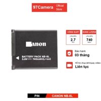 [ BH 3 tháng ] Pin sạc Canon NB 8L cho máy ảnh Canon PowerShot A2200, A3000 IS, A3100 IS, A3200,...