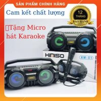 [ BH12 Tháng, Tặng Micro Hát Karaoke ] Loa Hát Karaoke KIMISO KM-S1🔥BÁN CHẠY🔥 Loa Hát Karaoke Siêu Hay Pass Ấm Không Rè