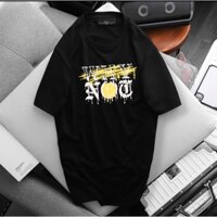 [ Big Men] Áo thun cotton nam tay ngắn in Why not bigsize nam 70 - 135kg