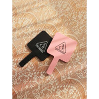 [ BILL HÀN ] 3CE Mini Hand Mirror Gương cầm tay 3CE màu hồng nhạt