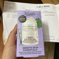 ( Bill usa 🇺🇸) mặt nạ đất sét + kem dưỡng Set Kiehl’s Smooth Skin Essentials