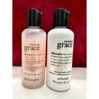 ( bill usa ) sữa tắm và sữa dưỡng thể philosophy amazing grace  amazing grace hydrating shower gel