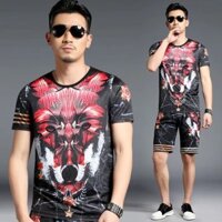 [ BN163 ] Bộ Đồ Nam - Bộ Thun Nam Thời Trang Hè In Hình 3D