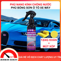 [ BỘ 2 CHAI] Chai xịt phủ nano kính ôtô - Chống nước cho kính - Phủ bóng sơn Ceramic Wax xe máy ôtô chống bẩn DSQ