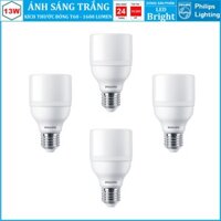 ( BỘ 4 ) BÓNG ĐÈN LED BRIGHT PHILIPS 13W E27 1CT/12 APR ( THAY THẾ CHO BÓNG COMPACT )