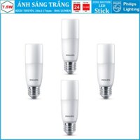 ( BỘ 4 ) BÓNG ĐÈN LED STICK PHILIPS 7,5W E27 ( DẠNG TRỤ NHỎ GỌN THAY THẾ CHO BÓNG COMPACT )