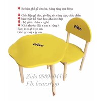 💛💛 BỘ BÀN GHẾ GỖ FRISO 💛💛