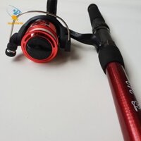 🐋 Bộ cần câu giá rẻ 2m4 kèm máy+dây+bộ phao lưỡi và phụ kiện 🐋