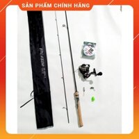 🐠 Bộ cần câu lure UL YMERBOR dẻo ngọn đặc kèm máy AC2000 kim loại và phụ kiện 🐠