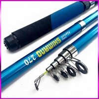 🐠 Bộ cần câu máy rút Shimano xanh 🐠 Tặng kèm 6 phụ kiện 🐠 Top1VN 🐠