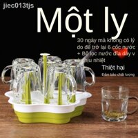 ✜ ✉❀Bộ cốc đựng nước gia dụng bằng thủy tinh, uống trà, tinh dày chịu nhiệt, trái cây, bia có ngăn