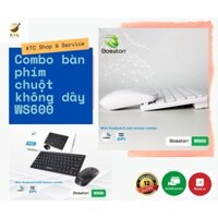 ☘💥 Bộ combo bàn phím + mouse mini không dây Bosston WS600 cho văn phòng