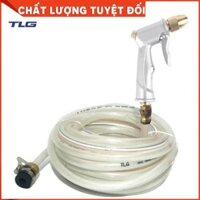 🚿 Bộ dây và vòi xịt nước tăng áp lực nước 300% loại 10m (vòi bạc-dây trắng) 206710206710206713-1206498-1