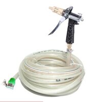 🚙 Bộ dây và vòi xịt tăng áp lực nước 300% rửa xe tưới cây 236498 - dây trắng