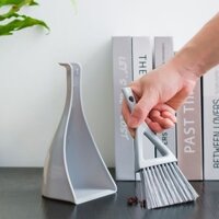 ❈ ❈ Bộ đồ vệ sinh máy tính để bàn Mini kiểu Nhật Bản Bộ đồ chổi quét bụi Bàn học trẻ em Bàn làm việc văn phòng Góc chết Bàn chải làm sạch nhỏ 2503L12