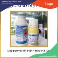 { Bộ đôi sản phẩm diệt muỗi, côn trùng - MAP PERMETHRIN 50EC (100ml) + FENDONA 10SC (50ml) }