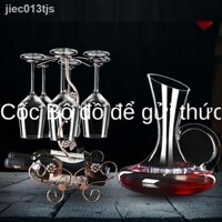 ❃ ✈☁❆Bộ ly rượu vang đỏ gia dụng 6 chiếc bình thủy tinh pha lê cao cấp Châu Âu đựng sáng tạo 2