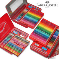 🔥 bộ màu chì 🔥 bút chì màu trẻ em có thể xóa được có hàng sẵn Học Sinh màu chì ✌Đức Faber-Gart Hộp Đỏ 72 Màu Hòa Tan Trong Nước Chì Màu 24 / 36 / 48 / 100 Màu Dầu Bút Chì Màu Lâu Đài Bút Chì Vẽ Tay Học Sinh Lớn Sử Dụng Bút Chì Màu Hòa Tan Trong Nước Iro