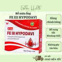 ⭐ Bổ máu FE III HYPODAVI, giúp bổ sung sắt, acid folic, vitamin B12