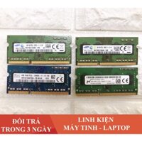 💥 Bộ nhớ trong 4Gb- RAM Laptop 4G PC3L DDR3 Bus 1600 MHz Đã qua sử dụng (Ram Laptop PC3L-4G tháo máy, đã qua sử dụng)
