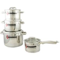 - Bộ nồi Elmich 4 chiếc inox