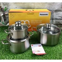 🌈🌈 BỘ NỒI FIVESTAR 3 MÓN NẮP KÍNH Khuyến mại panasonic