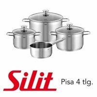 🎯 Bộ nồi Silit Pisa 4 nồi đẹp kiêu sa - tiện dụng