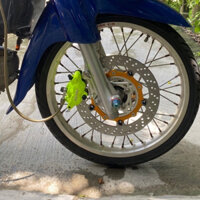 ⭐ Bộ Phanh xe WAVE100 ZX FU NEO gồm ⭐ Heo Nissin Thái 2pis + đĩa fando + pad nhôm cnc ⭐