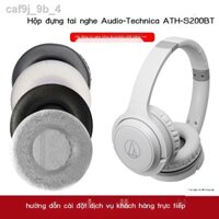 ┅ ✔Bộ tai nghe Audio-Technica ATH-S200BT bịt tai chụp tai S200BT tai nghe chụp tai bằng xốp bọc da bịt tai bảo vệ