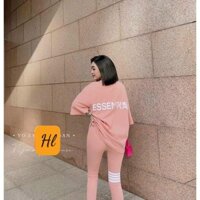 [ Bộ thun quần dài Superme ] Bộ hè chất vải thun quần, dài mặc ôm vòng 2, bộ đồ tôn dáng.