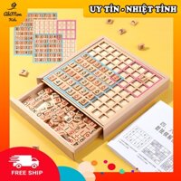 🌻 Bộ Trò Chơi Gỗ Sudoku Tư Duy Cho Bé (có 100 đề bài + lời giải) ☘️ Montessori ✨ Đồ chơi Giáo Dục - An toàn - Thông minh