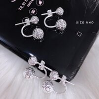 💥💥 Bông Tai Dior Cong Bạc Ta Phay Sáng Đẹp