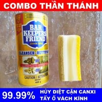 [𝐂𝐍𝟖] Bột tẩy rửa vách kính BKF - Tẩy cặn canxi vách tắm đứng - Vách kính chung cư - Ố vách kính