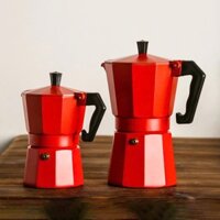[ BPCF005 ] Bình pha cà phê MOKA POT kiểu Ý thẩm thấu ngược (600ml 450ml 300ml 150ml 50ml ) Hợp kim nhôm .