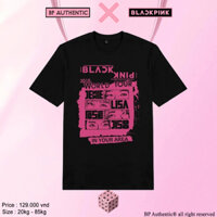 [𝐁𝐏 𝐀𝐮𝐭𝐡𝐞𝐧𝐭𝐢𝐜]BST Áo thun KPOP in hình nhóm BLACKPINK thời trang 2023. Mẫu hình in nhân vật sắc nét.