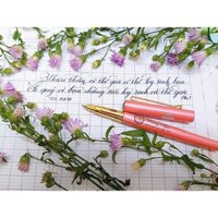 🌼 Bút mài Hoàng Ngọc T07 ngòi lá tre tự thanh đậm