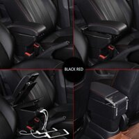 [ CẮM CỐC - KHÔNG KHOAN ĐỤC ] Hộp tỳ tay ô tô - CHEVROLET CRUZE và LACETTI - 7 CỔNG USB - MÀU ĐEN - MÀU KEM