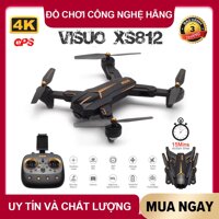 [ CAMERA 4K ] Máy bay Flycam VISUO XS812 GPS Tự Động Quay Về Tự Bay Theo Chủ Camera 4K FPV WIFI 5G