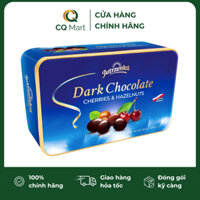 [ cận Date] Socola Jutrzenka Cherries & Hazelnuts Dark Chocolate Xanh 160g
