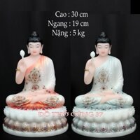 [ CAO 30 CM  ] TƯỢNG PHẬT THÍCH CA HOA SEN - HÀNG NHẬP KHẨU