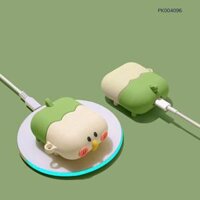 ** Case Airpods 3 silicon chim sẻ quần xanh