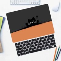 【 Cat 】 Dành cho ốp lưng Macbook M3 Air15 M2 Air13.6 Air 13.3 A2179 A2237 2018 Pro 13 15 thanh cảm ứng A1706 A1932 A1466 Vỏ hoạt hình A1708 Reina13 case 2020Pro13 (A2251 / A2289 / A2238) Vỏ máy tính